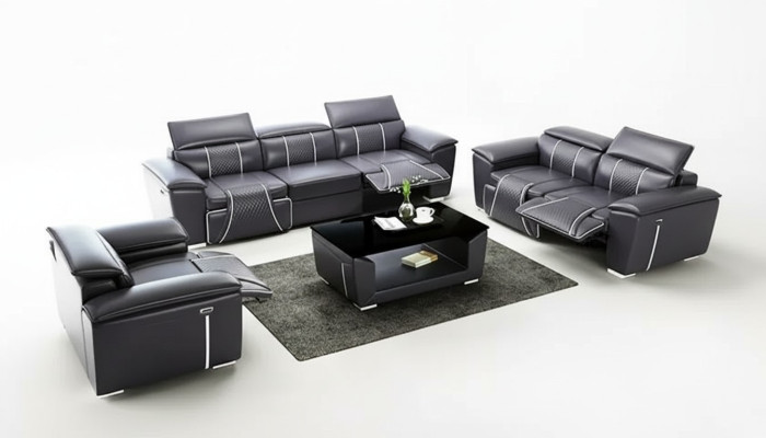 Sofagarnitur 321 Sitzer Set Design Sofa Couchen Polster Couch Modern Tisch Neu
