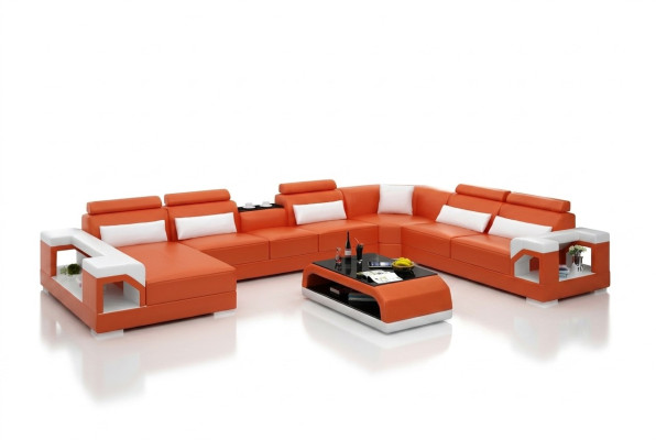 Eckgarnitur Ecksofa Polster Eckcouch Couch Moderne Wohnzimmer Sofa
