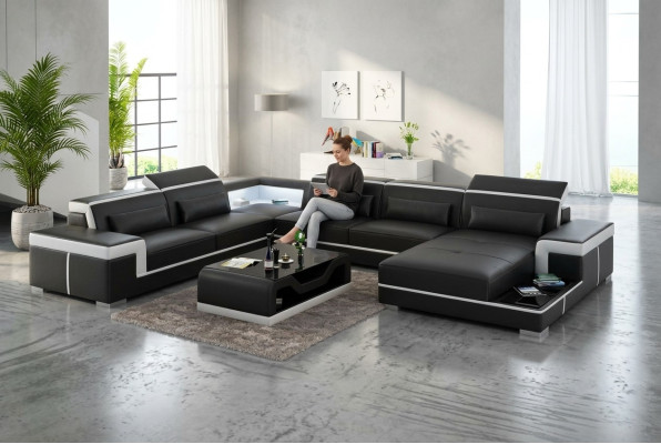 Eckgarnitur Ecksofa Polster Eckcouch Deko Moderne Wohnzimmer Sofa Couch