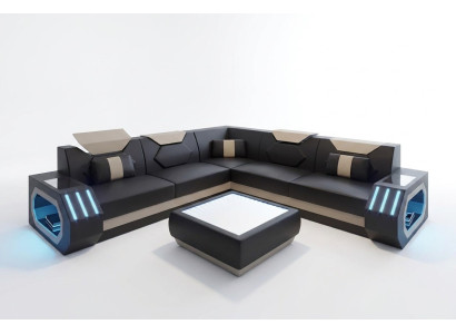 design rohová sedací souprava rohová pohovka obývací pokoj nábytek kožený čalouněný sedací nábytek gauč sofa