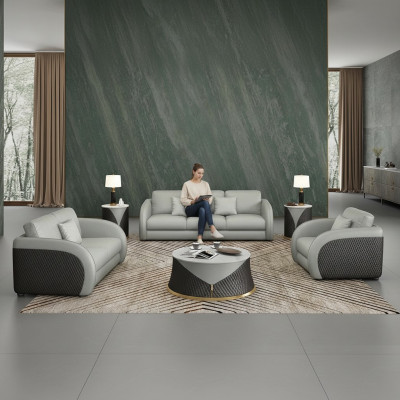 Exkluzivní designový nábytek, 32místná pohovka s čalouněnou soupravou 2 ks. obývacího sestavu