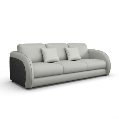 Dreisitzer Italienische Möbel Stil Sofa 3 Sitzer Modernes Sofa Ledersofa