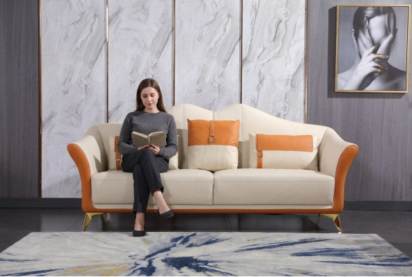 Klassischer Dreisitzer Sofa 3 Sitzer Design Sofas Couch Italienische Stil
