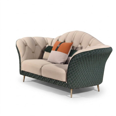 Dreisitzer Italienische Stil Möbel Sofa 3 Sitzer Modernes Sofa Ledersofa Couch