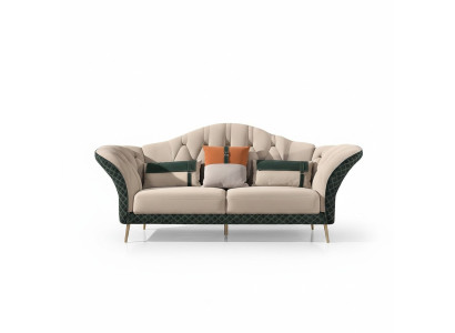 Designer Garnituren Sofa Couch Polster Garnitur 6tlg. Set Leder Couchtisch