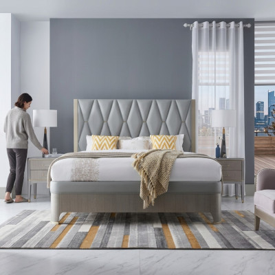 Schlafzimmer Set Bett Nachttisch Design Modern Luxus Betten Gruppe