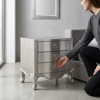Nachttisch Konsolen Beistelltische Tisch Luxus Hotel Schlafzimmer Möbel Holz Neu