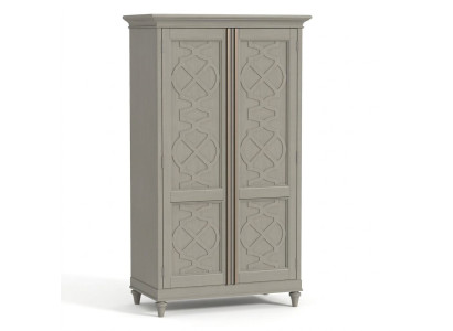 Schränke Holz Garderobe Möbel Design Kleiderschrank 2-türiger Holz