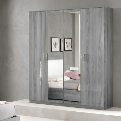 Kleiderschrank Holz Schrank Schränke Holz Garderobe Möbel Design Schlafzimmer
