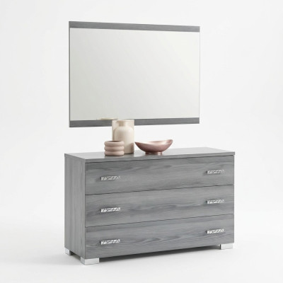 Kommoden Schrank mit Spiegel Design Möbel Luxus Möbel Garderobe 2tlg. Set Neu