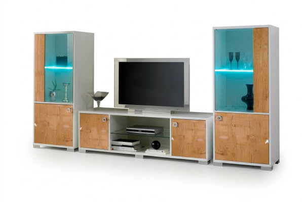 RTV Design Sideboard Fernseh Hochglanz Low Kommode Neu Board Wand Luxus Schrank