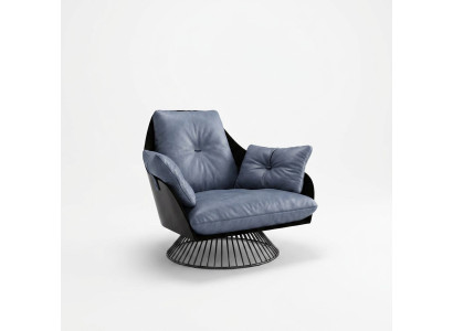 Luxus Sessel Möbel Wohnzimmer Einsitzer Sofa Couch Lounge Deko Club Hotel
