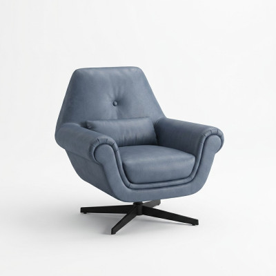 Wohnzimmer Einsitzer 95 x 83cm Sofa Couch Lounge Club Hotel Sessel