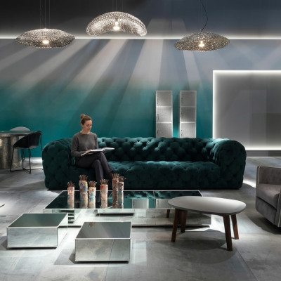Chesterfield Viersitzer XXL Luxuriöses Lounge Clubsofa für Exklusiven