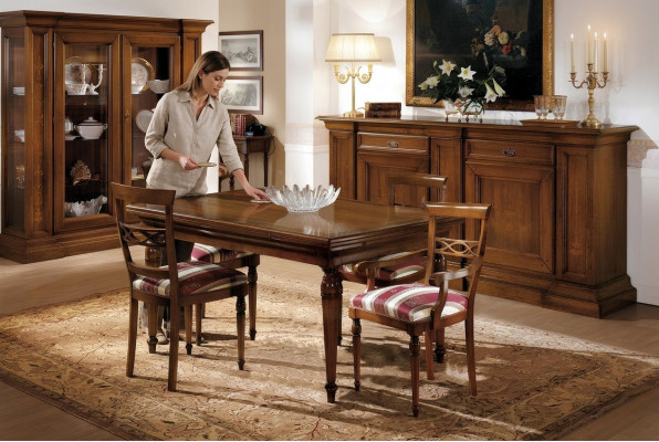 Jídelní stůl Dřevo Jídelní stoly Jídelní stoly Stůl Design Dřevo Luxus Nábytek Itálie