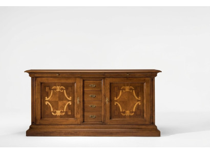 Luxus Italienische Holz Möbel Anrichte Kommode Barock Stil Sideboard Echtholz