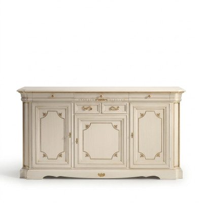 Design komoda nábytek sideboard Klasický Obývací pokoj Dřevo Skříň Luxus Itálie