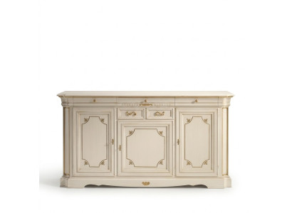 Design komoda nábytek sideboard Klasický Obývací pokoj Dřevo Skříň Luxus Itálie