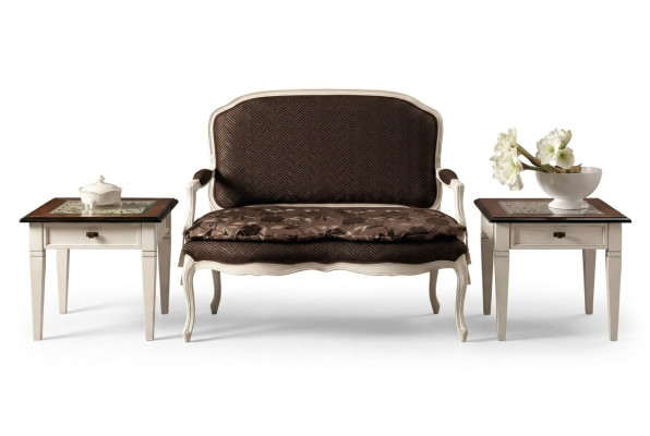 Sofa Pohovka Design Pohovka Čalounění Tkanina Moderní Dvousedadlová Sedadlo Lavice 2 Místné
