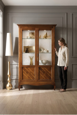 Wohnzimmer Anrichte Glas Schrank Vitrine Esszimmer Anrichte Holz Schränke Möbel