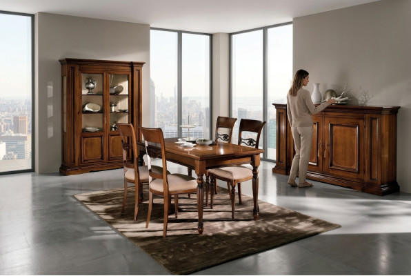 Wohnzimmer Set Tisch 4x Stühle Sitzgruppe Essgruppe Esszimmergarnitur Tischset