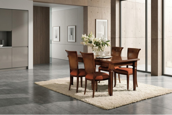 Essgruppe Wohnzimmer Set Tisch 4x Stühle Sitzgruppe Esszimmergarnitur Tische Neu