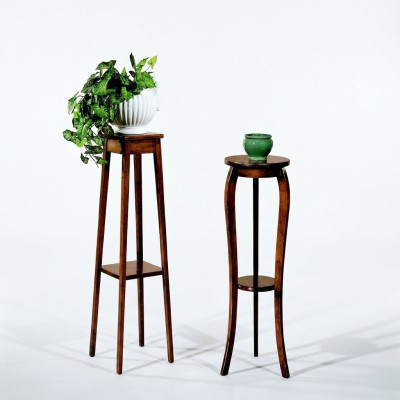 Blumenständer Blumen Ständer Vasen Ständer Massiv Echtes Holz Ablage Holz Möbel