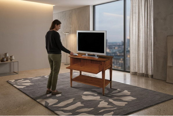 rtv Design Sideboard Fernseh Low Kommode tv Luxus Schrank Holz braun Möbel Neu