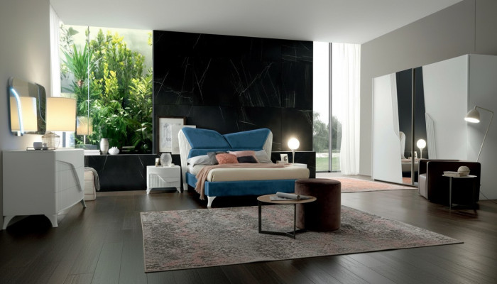 Bett Doppelbetten Hotel Bett Modern Bettgestell Luxus Design Bettrahmen Holz Neu