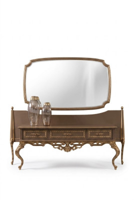 Luxus Konsolentische mit Spiegel Luxus Sideboard Kommode Anrichte Tisch