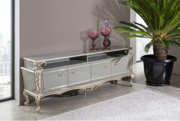Sideboard Luxus Regal Holz Anrichte Schränke Wohnzimmer Lowboard Design