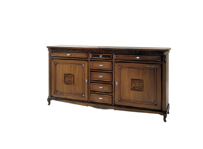 Komoda Sideboard Komody Skříň Nábytek Bufet Masivní dřevo Skříně Itálie