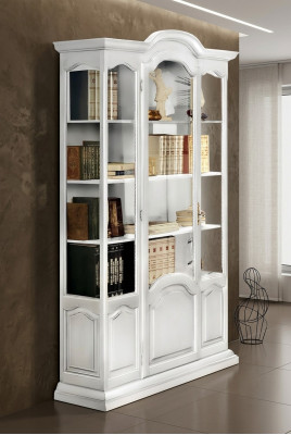 Bücher Schrank Regal Schränke Anrichte Büro Möbel Einrichtung Vitrine Holz Neu
