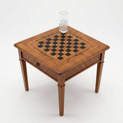Schachtisch Spieltisch Tisch Mit Schach Miniatur Studien Möbel Tische Brettspiel