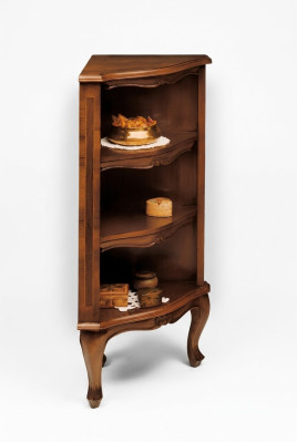 Eckschrank Regal Ecke Bücherregal Wand Ecke Regal Holz Schränke Design Barock  Rohová skříň Regál Ecke Knihovna Zeď Rohová Skříň Dřevo Skříňky Design Baroko