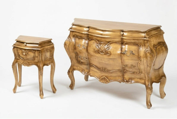 Komoda Dřevo Italský Styl Nábytek Luxus Komody Barokní Sideboard Itálie Nový