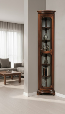 Vitrine Kommoden Vitrinen Kommoden Schränke Glas Designer Schrank Eck Neu