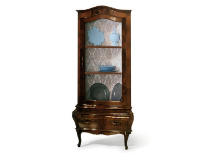 Eck Vitrine Kommoden Vitrinen Kommoden Schränke Glas Designer Schrank Rokoko