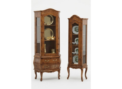 Luxus Vitrine Schrank Klassische Vitrinen Wohnzimmer Schränke Anrichte Holz Neu