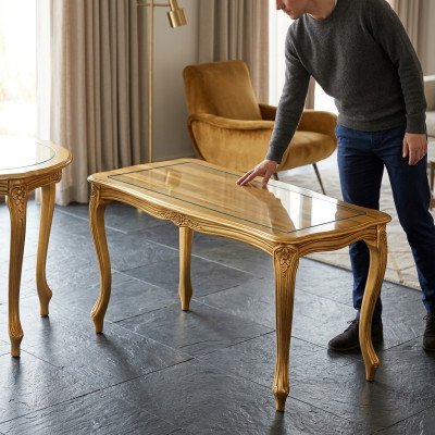 Couchtisch Holz Beistelltisch Kaffeetisch Designer Tisch Wohnzimmertisch Tische