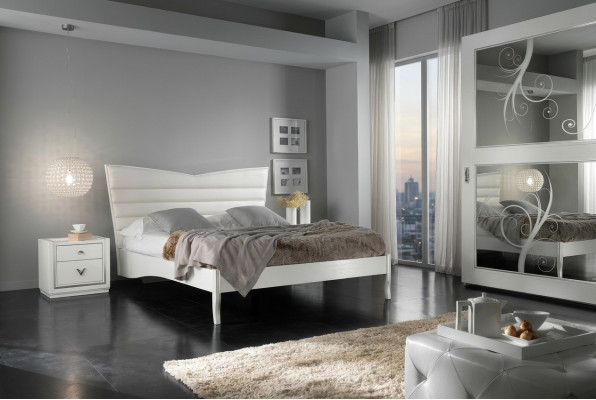 Schlafzimmer Bett Nachttisch Garnitur Gruppe Doppelbetten Betten Neu Set 3tlg.