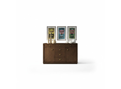 Komoda Sideboard Skříň Luxus Komody Skříň Regál Nábytek Dřevěná skříň Itálie