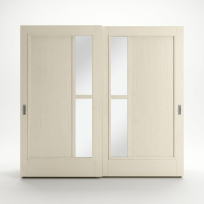 Skříně Oblečení Šatní skříň Skříň Luxus Posuvné dveře Design Dřevo Moderní