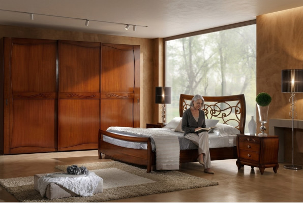 Postel Dvojitý Hotel Postele Ložnice Dřevěný Rám Postele Postelové Rámy Moderní Nové