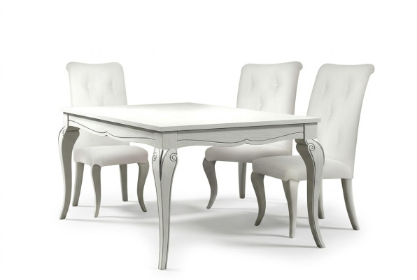 Stůl Dřevo Stoly Moderní Design Jídelna Jídlo Luxus Itálie Rozkládací stůl