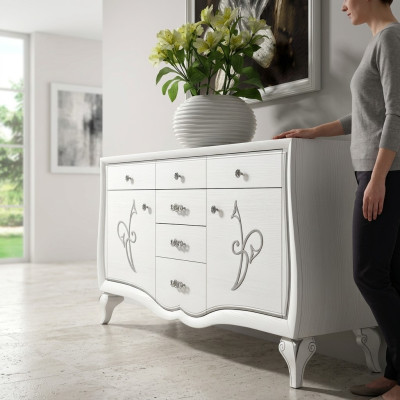 Komoda Skříň Skříně Designer Luxus Dřevěné Skříňky Moderní Nové