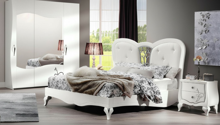Postel Polstern Design Luxus Dvoulůžkové hotelové postele Ložnice Postele dřevěného rámu