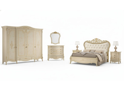 Chesterfield Bed Luxus Betten Upholstered Bed Double Bed Classic Wood Hotel