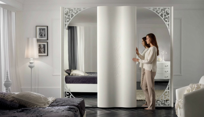 Kleiderschrank Schrank Luxus Schwebetüren Schlafzimmer Design Schränke Holz Neu