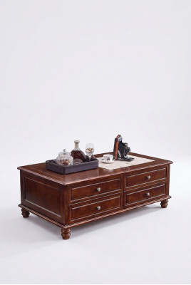 Klassischer Couchtisch Tisch Wohnzimmer Holz Couchtische Mit Schubladen